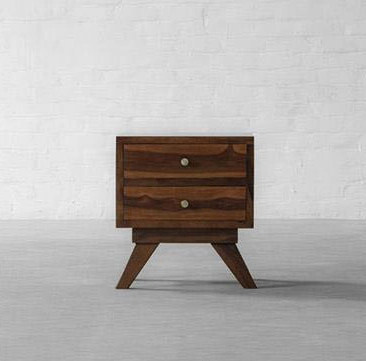 Bombay Leather Side Table