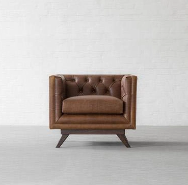 Bombay Leather Sofa 1 Seater